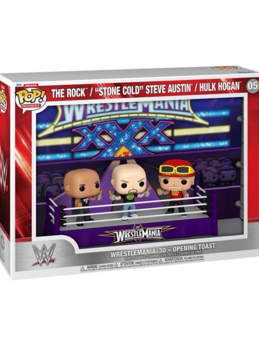 Funko Pop! Moments WrestleMania 30 Opening Toast Set - Purple, Blue, Yellow